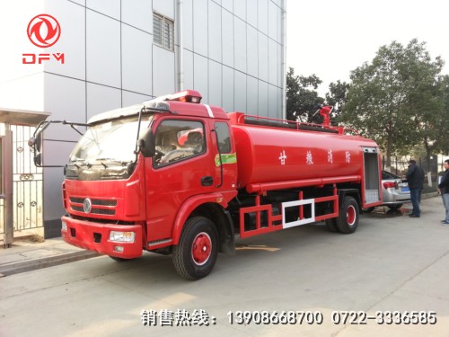 東風一排半駕駛室糧庫消防車