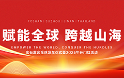宏石激光舉辦全球發(fā)車儀式，吹響2025征戰(zhàn)全球市場號(hào)角